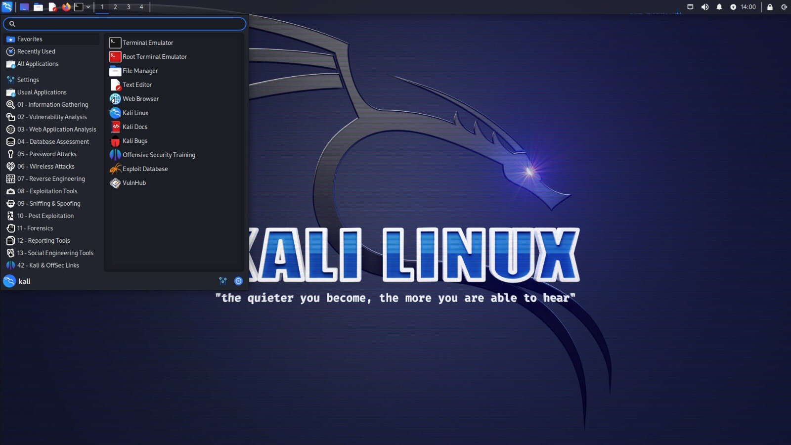 Kali Linux Install DVD – Distro for security test Live Boot 64 32bit Apple DVD