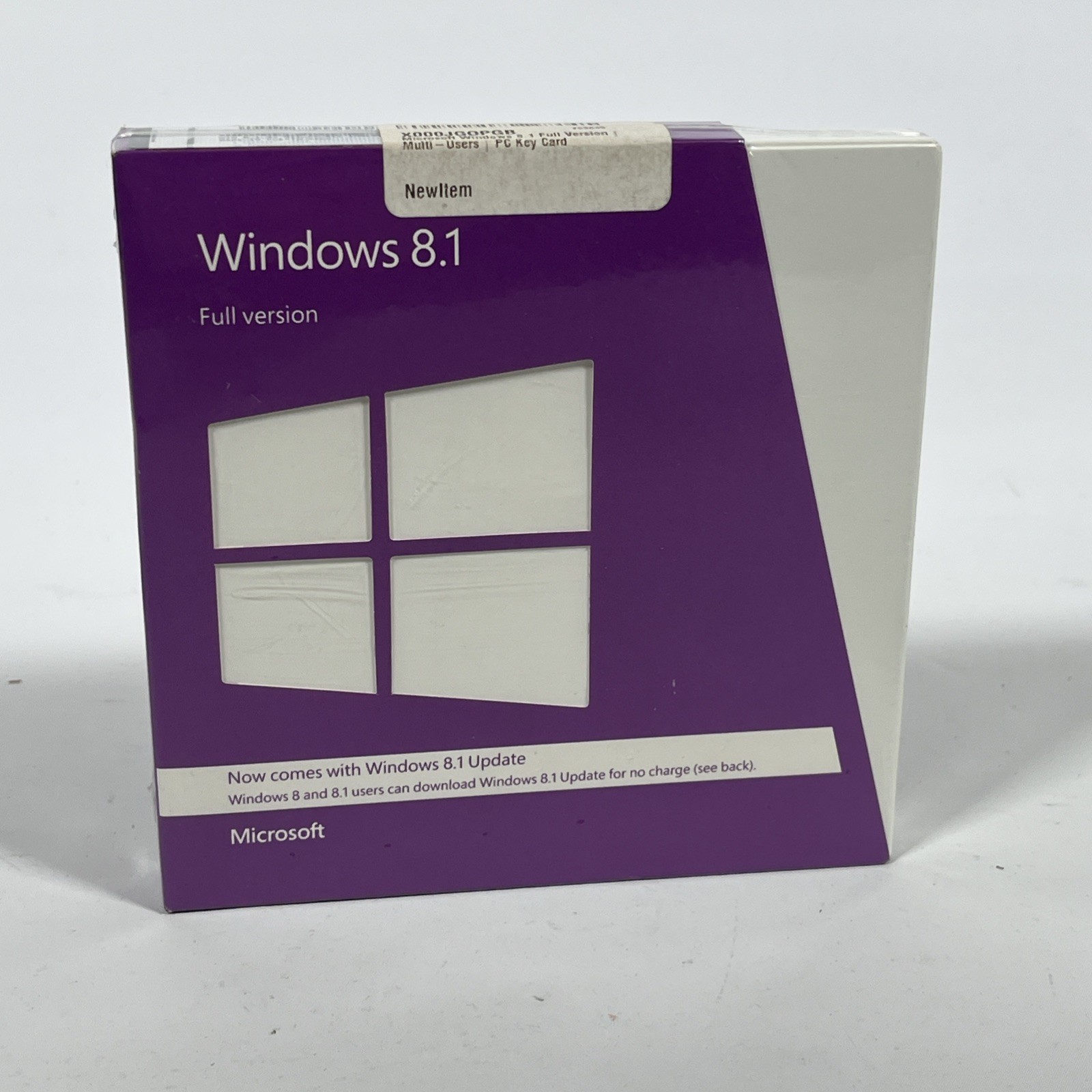 Microsoft Windows 8.1 Full Version 32 & 64-bit – SKU WN7-00578 – NEW AND SEALED