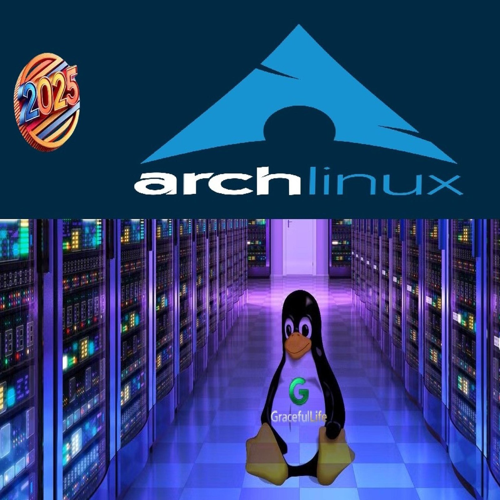 ARCH Linux 64-Bit Live Install Bootable OS Software ~ 2025 edition