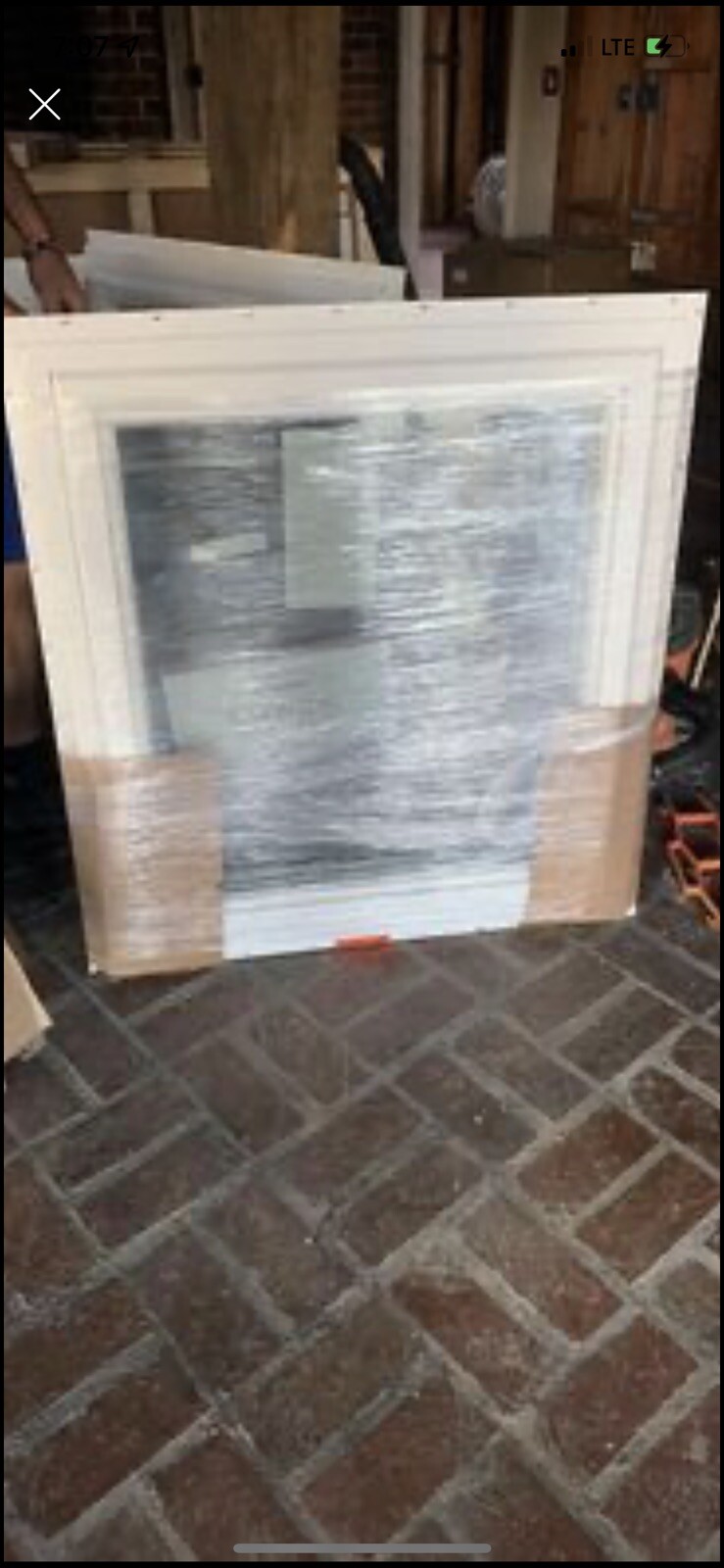 Window White Custome Awning Simonton Casement Flip Insulated 32 X 35