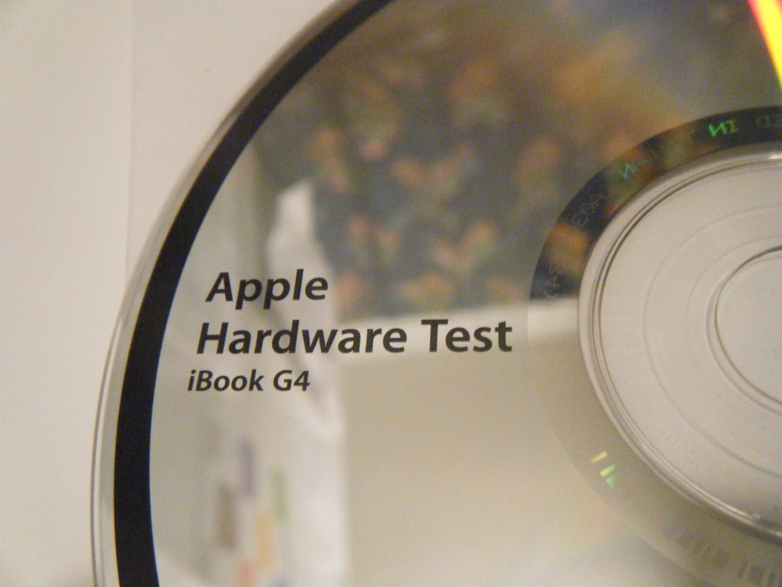 Apple iBook G4 Hardware Test for Diagnosing Hardware Problems. SW Version 2.0.2