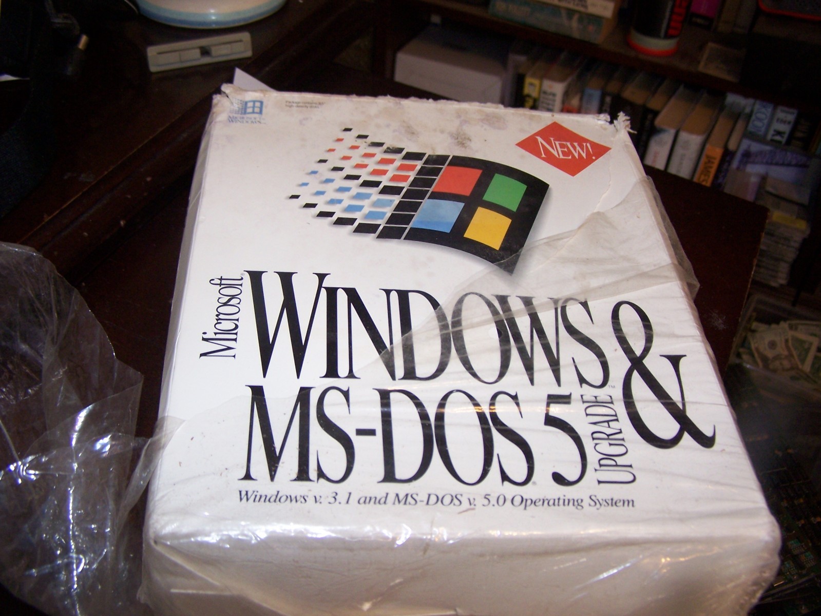 Microsoft Windows 3.1 and MS-DOS 5 Upgrade on 3.5″ Disks