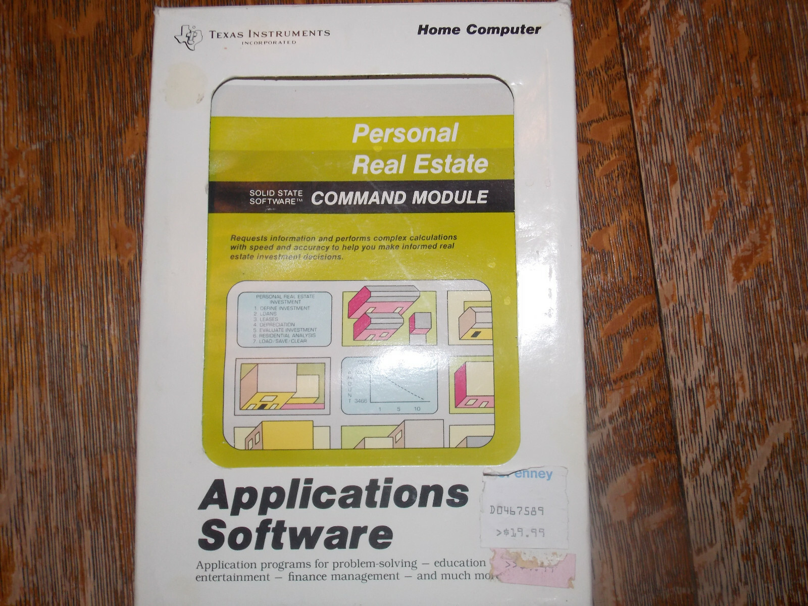 Texas Instruments Home Computer Personal Real Estate Command Module Applications