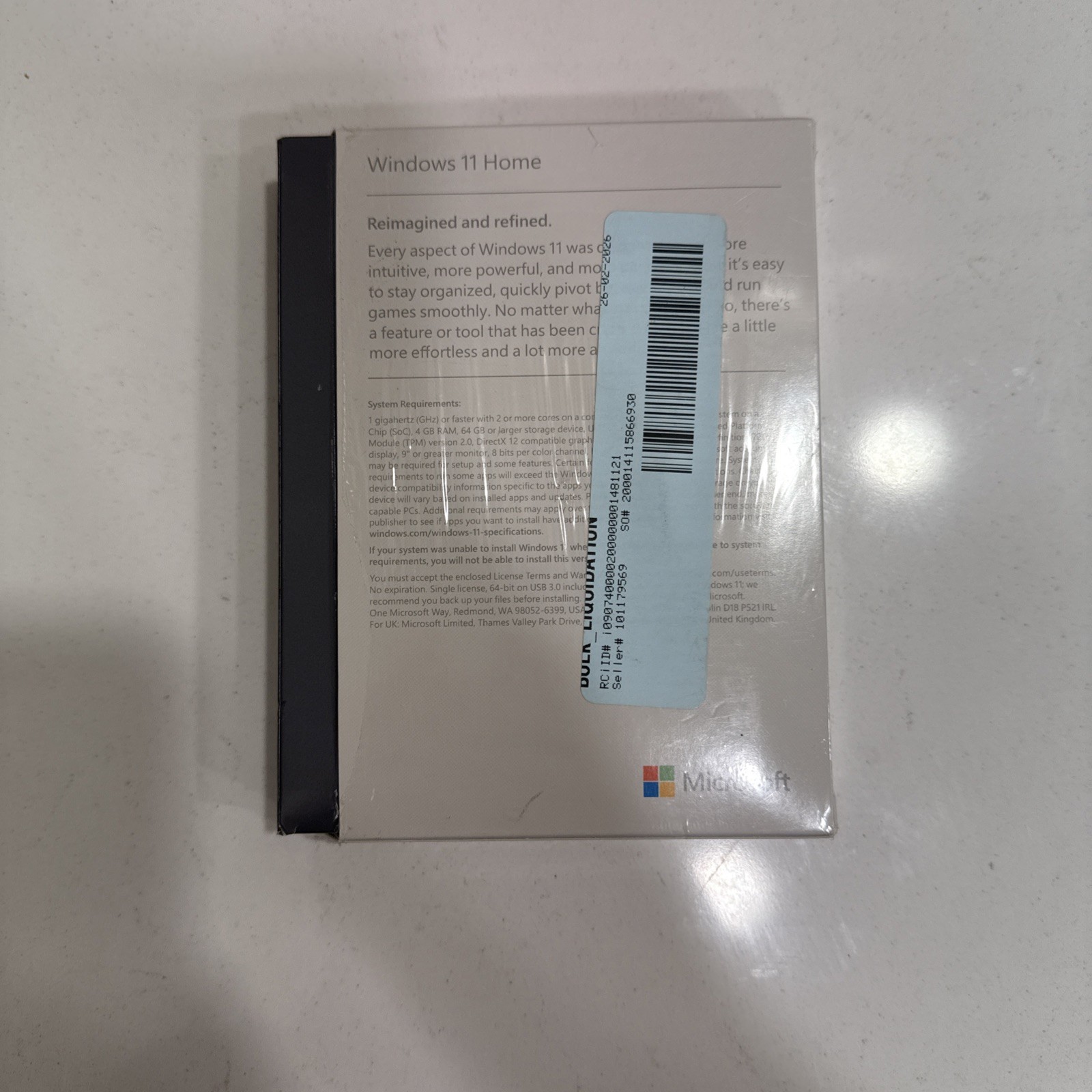 Microsoft HAJ-00108 Windows 11 64-bit Operating System