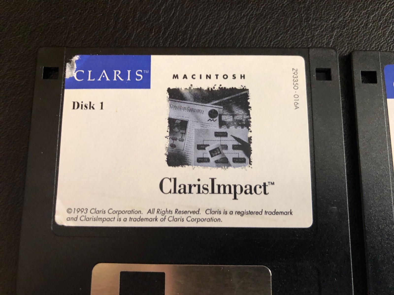 Claris Impact 6 Disk Set 3.5″ Floppy Diskette / Macintosh Computer Software