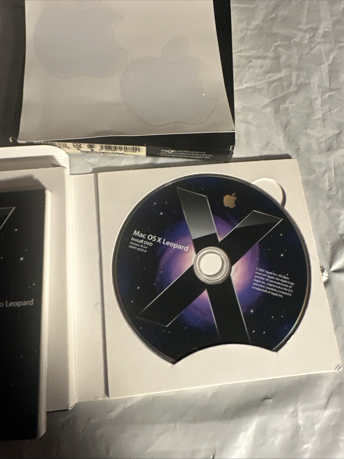 Mac OS X Panther 10.3 M9227LL/A Missing Disc 1 And Apple Mac OS X Version 10.5.4