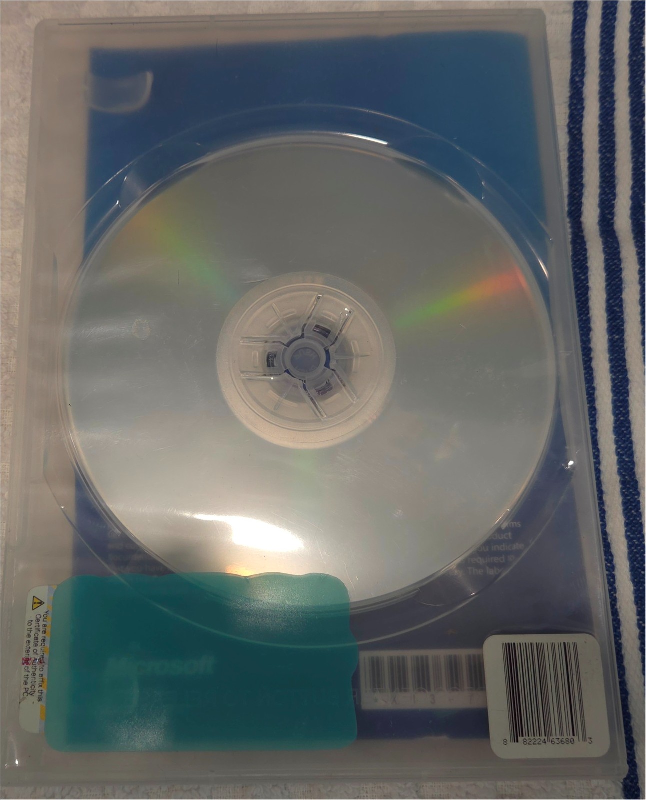 Microsoft Windows Vista Business SP1 DVD 32-Bit 66j-05542 +Windows Anytime Upg
