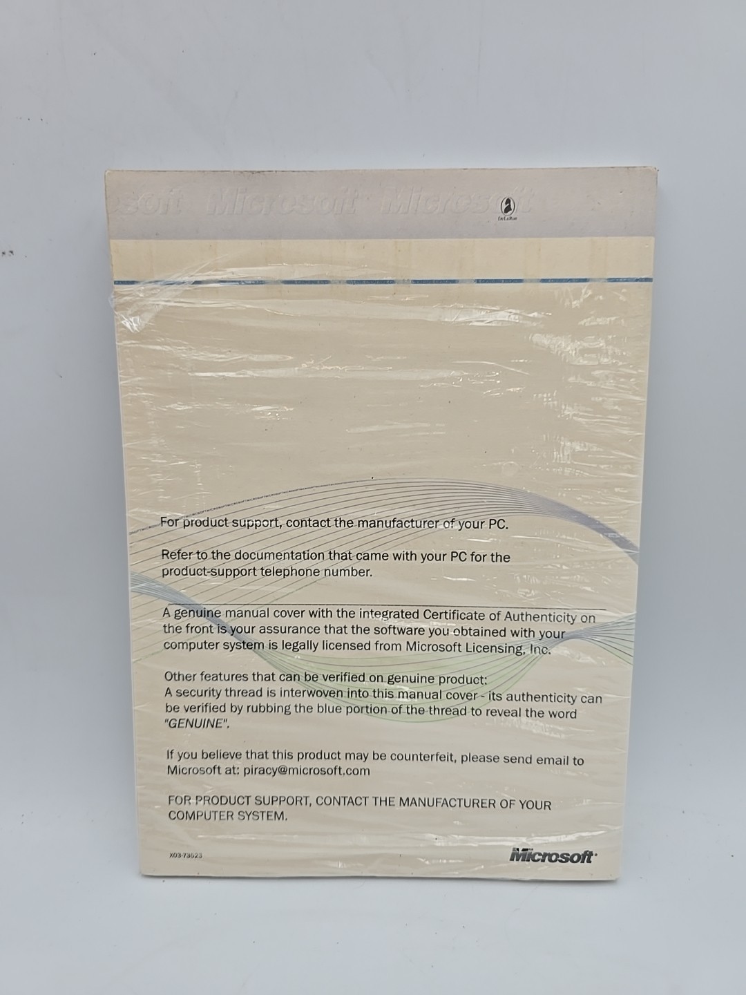 Vintage Microsoft Windows 98 getting started Book/Manual Product Key NO CD, Read