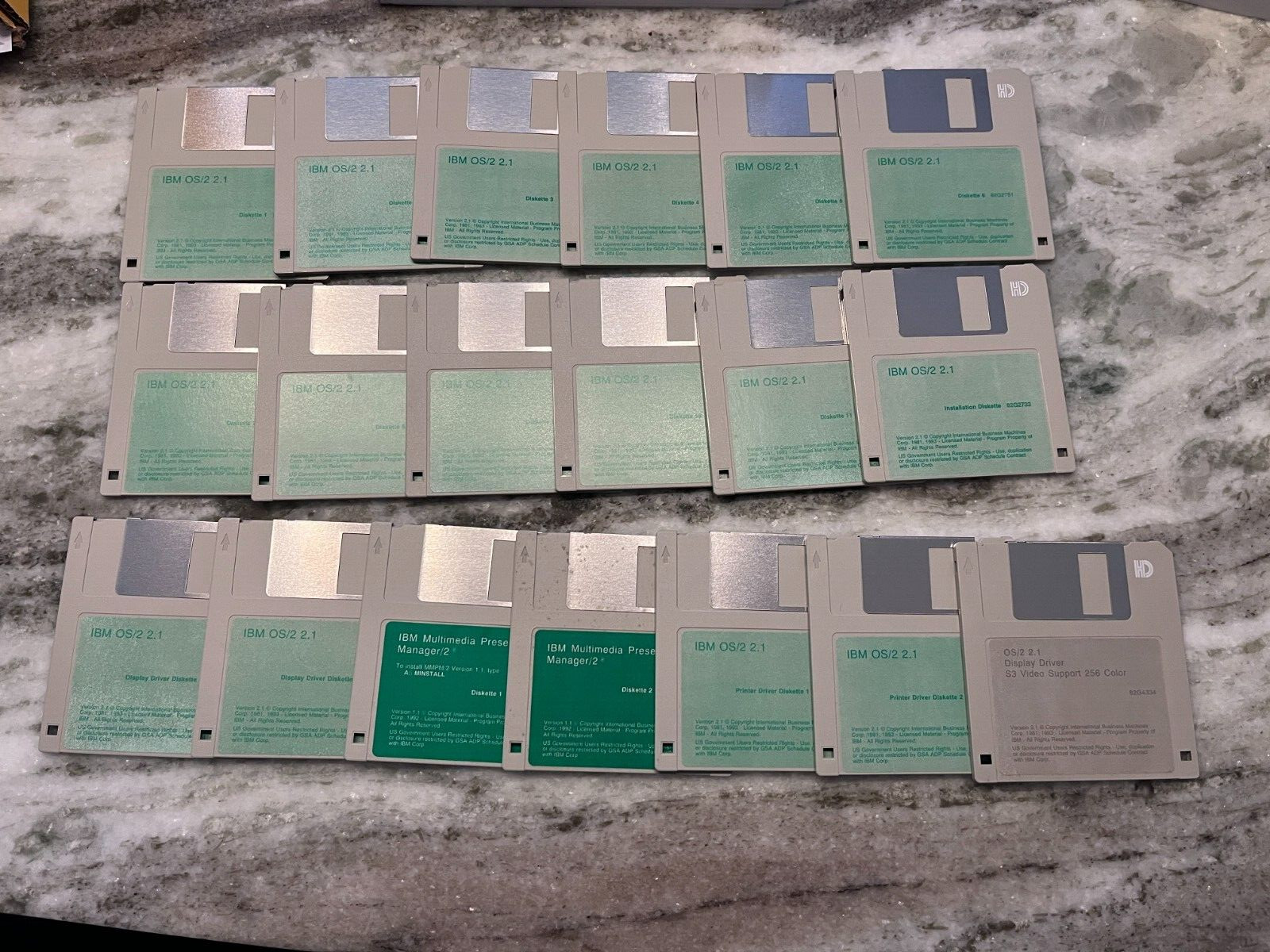 Vintage IBM OS/2 for Windows Version 3.1 on 3.5″ Floppy Disks Special Edition