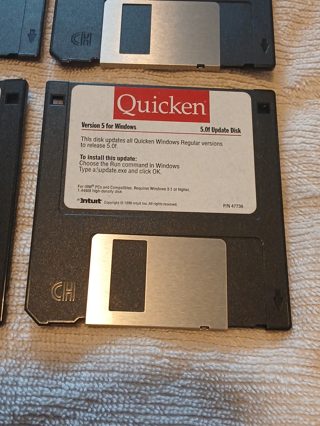 Vintage Quicken Deluxe For Windows 3.5 Floppy Disks Random Disk Lot Of 8