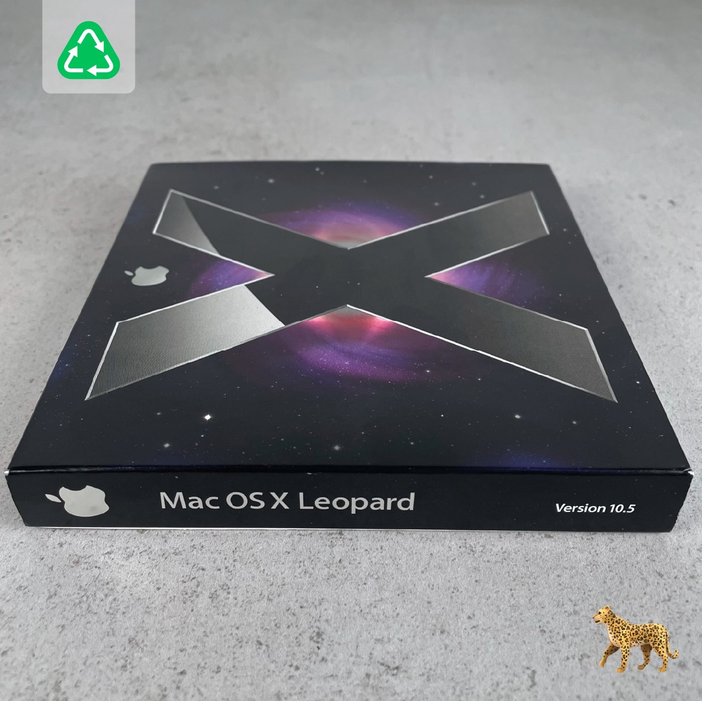 Apple Mac OS X Leopard 10.5 Retail Box Set Vintage Mac OS MB021Z/A 🍏 📀