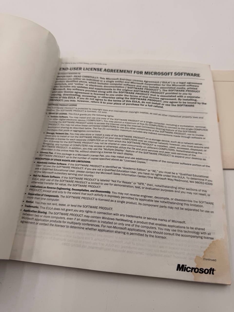 Vintage Microsoft Windows 98 Consumer Preview CD w/ Key & Getting Started Manual