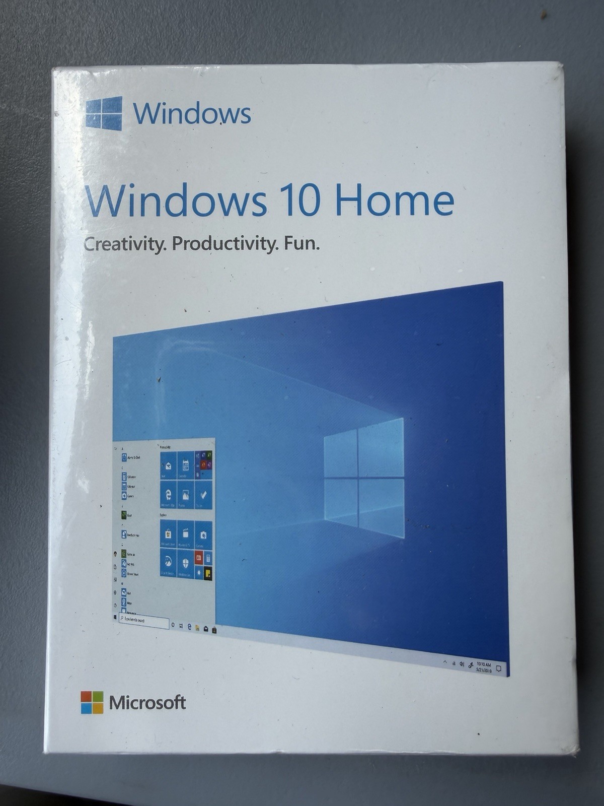 Microsoft Windows 10 Home HAJ-00052 32 & 64-Bit USB 3.0 Key Card Retail Package