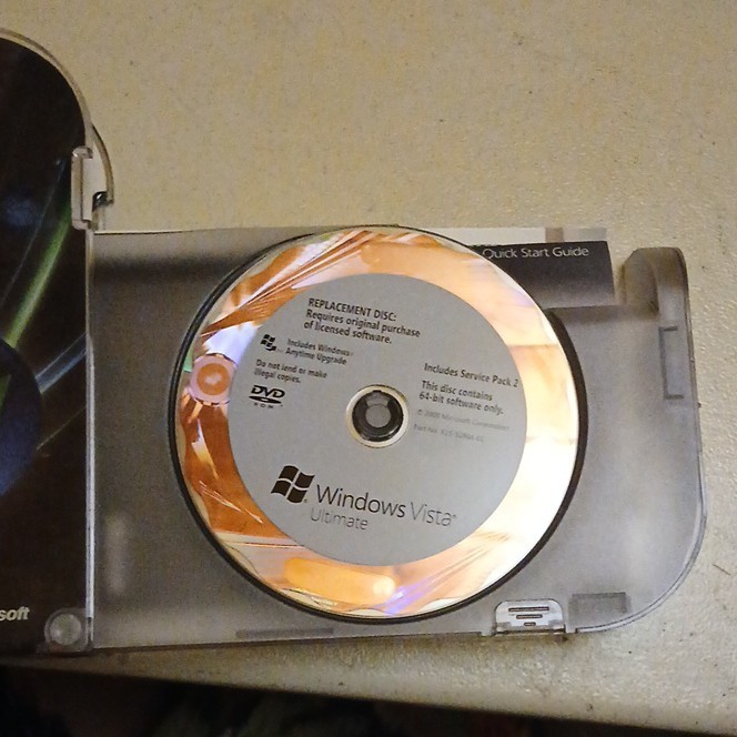 Microsoft Windows Vista Ultimate Service Pack 1 Operating System DVD English
