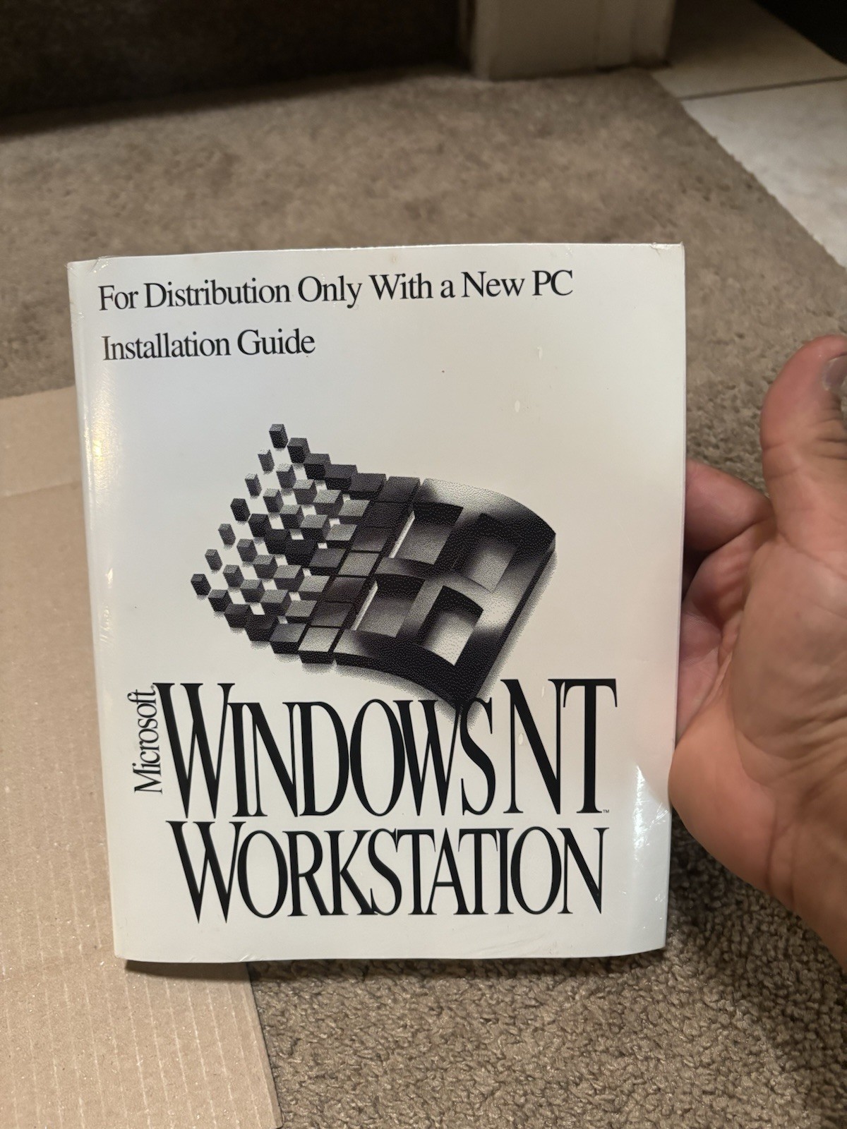 Microsoft Windows NT 3.51 Workstation CD-ROM/Floppy Disc, Manuals SEALED RARE