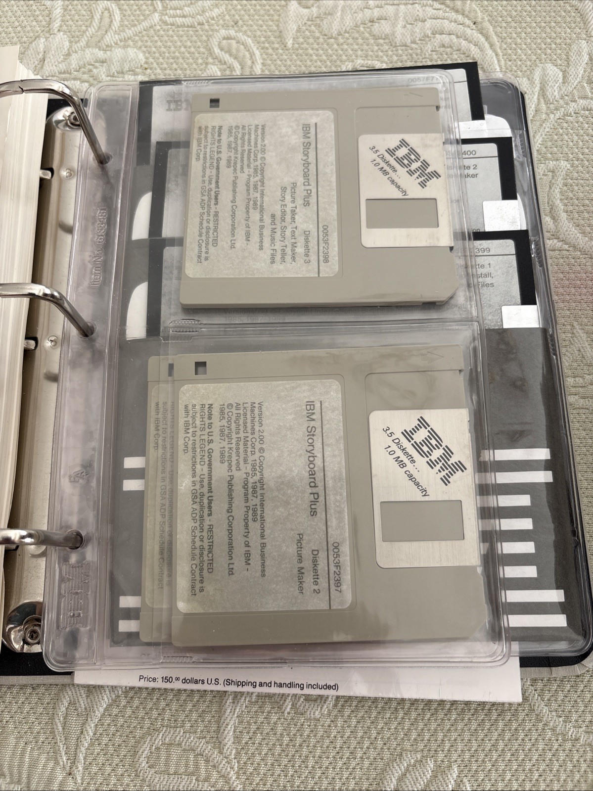 IBM Storyboard Plus Version 2.0, 3.5 Inch Disc An 5.25 Disc, 1989