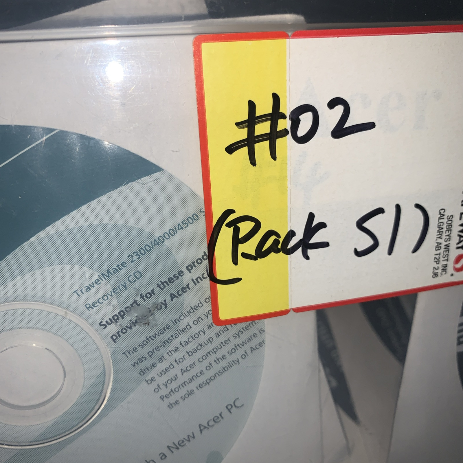New HP Microsoft Windows 7 Professional SP1 32-bit DVD (multi languages)