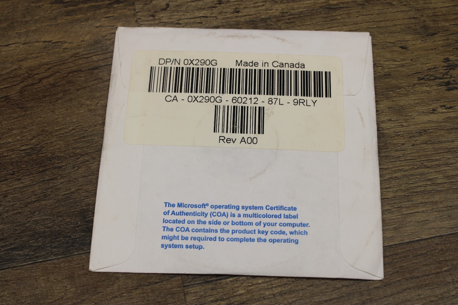 Dell Reinstallation CD Microsoft Windows XP Professional Service Pack 2 U957G