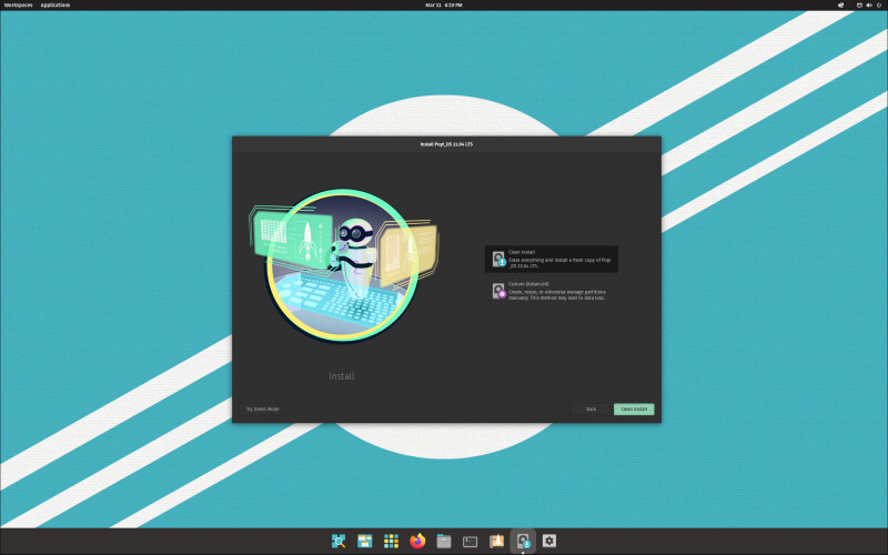 Pop!_OS Linux 22.04 LTS Pop OS – DVD or USB Flash Drive