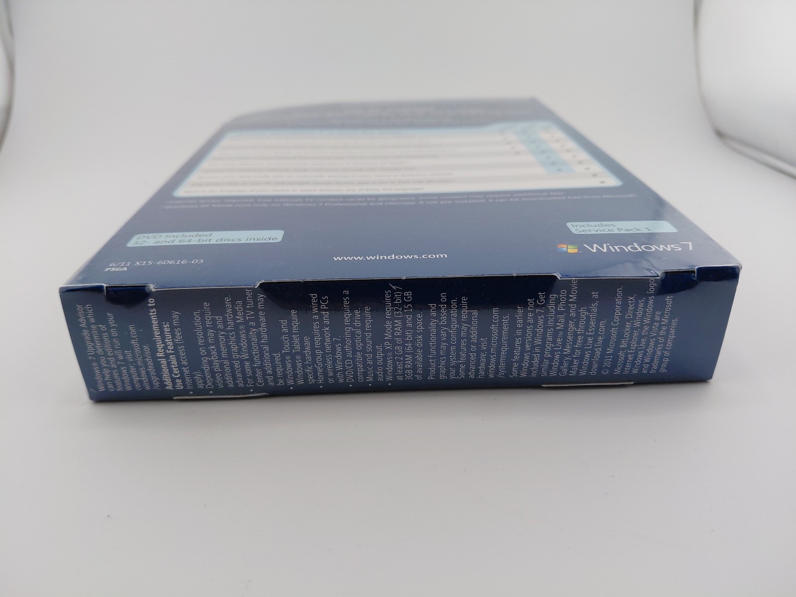 Microsoft Windows 7 Professional Full 32 & 64 Bit DVD Retail NEW-SEALED