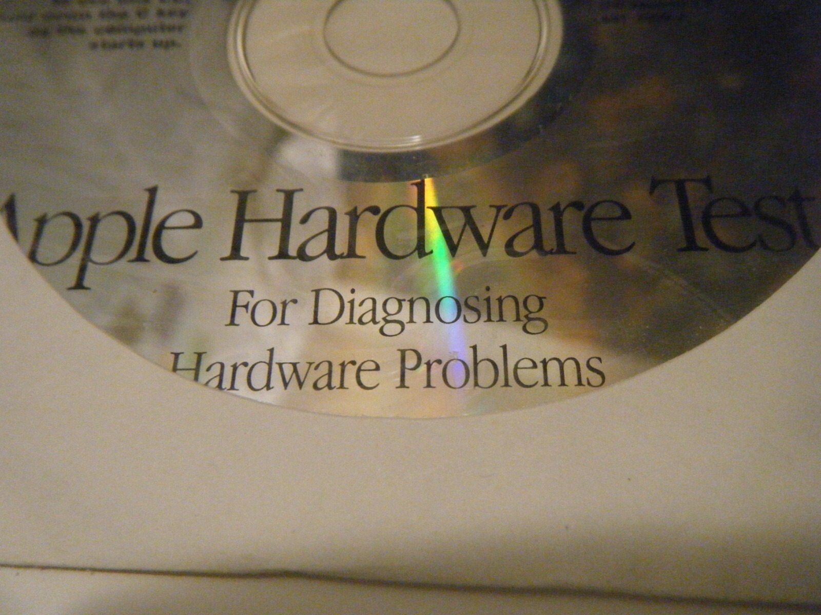 Apple Power Mac G4 Hardware Test for Diagnosing Hardware Problems. Version 1.1