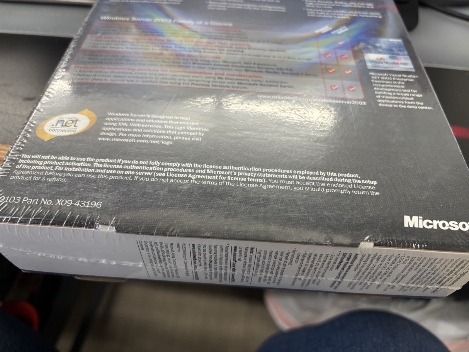 Microsoft®Windows Server 2003 Enterprise Edition • 25 Licenses PROMO NEW Sealed