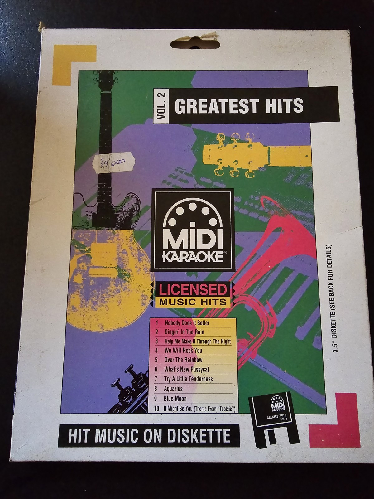 GREATEST HITS VOL. 2 MIDI KARAOKE FLOPPY DISK PC SOFTWARE SEALED