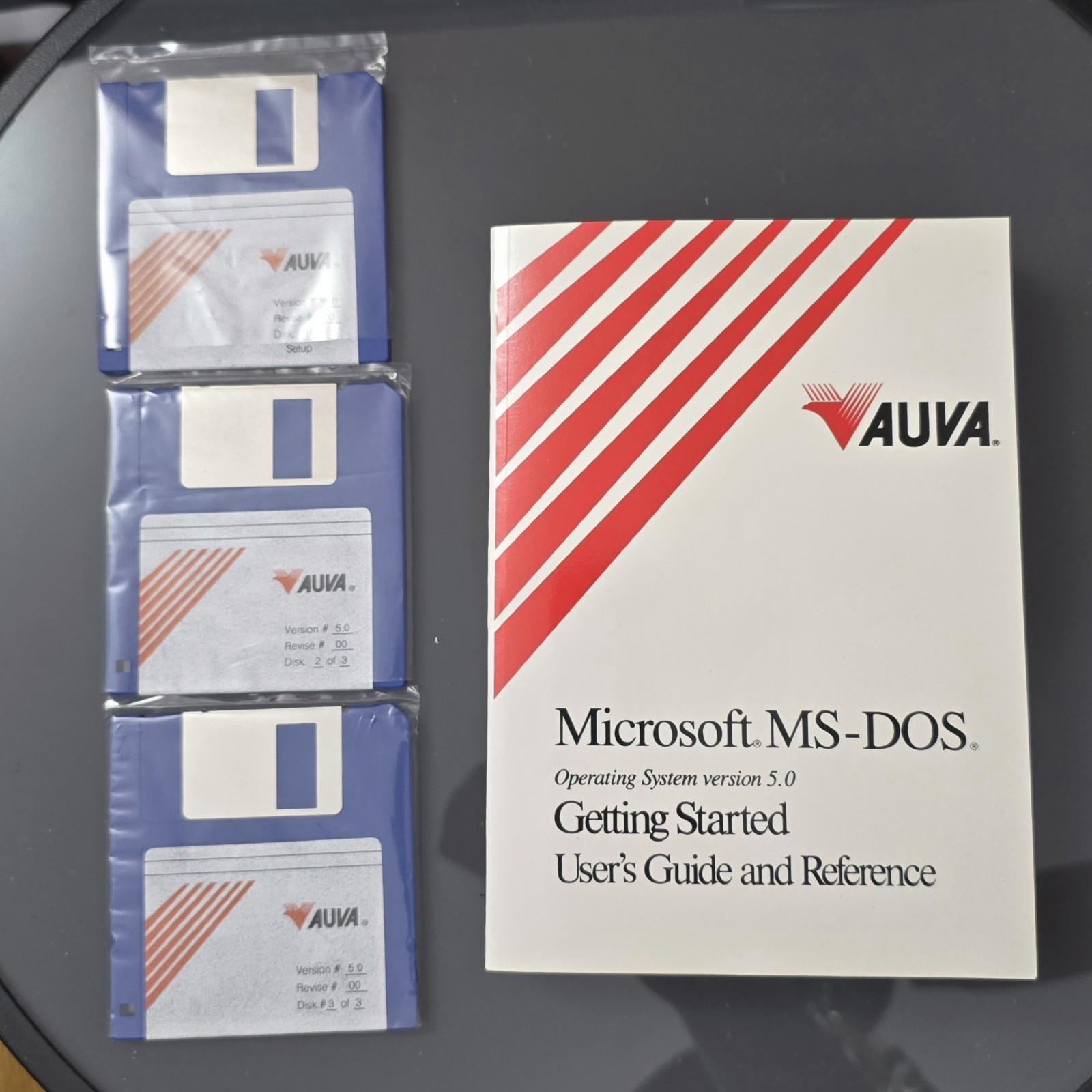 AUVA Microsoft MS-DOS Operating System version 5.0 Getting Started User’s