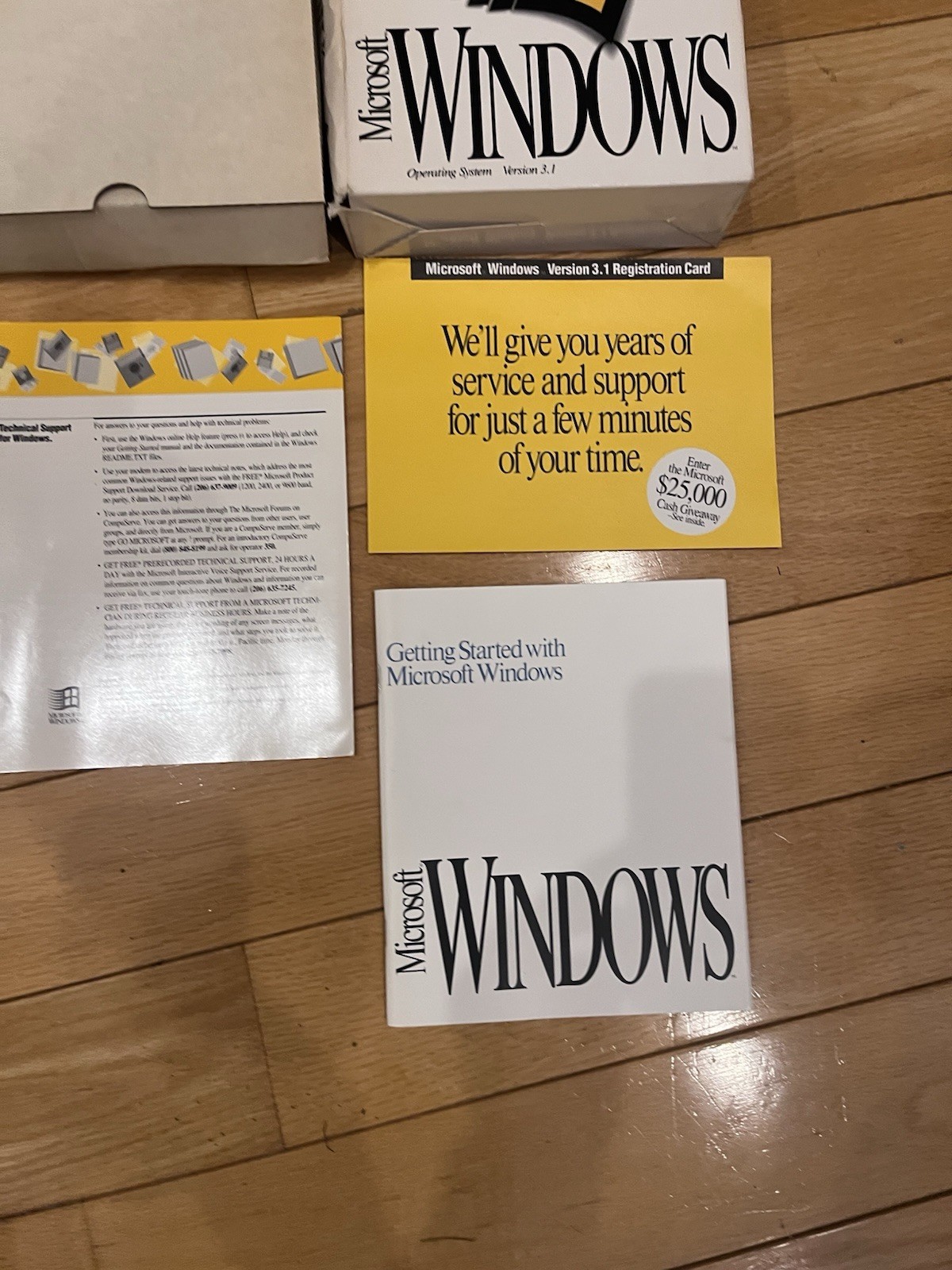 Microsoft Windows 3.1 Operating System Vintage PC Software Complete 6 Disk Set