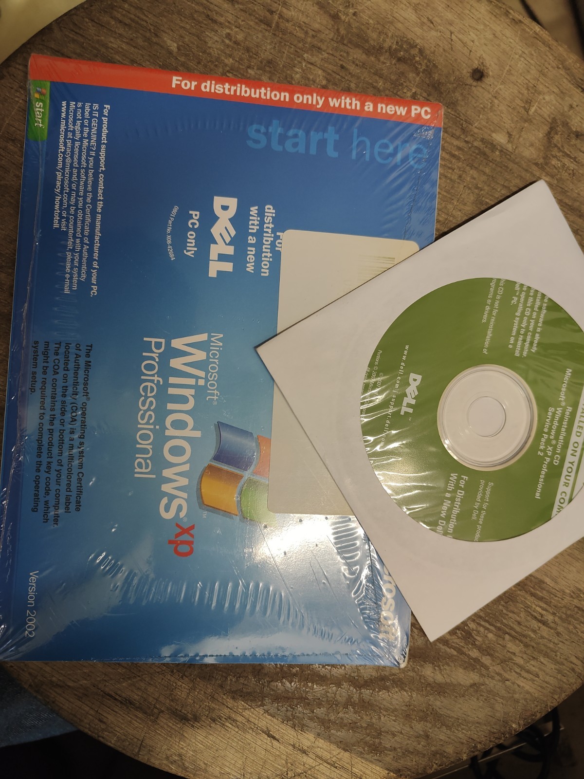 Dell Reinstallation CD Microsoft Windows XP Professional Pro Service Pack 2 SP2