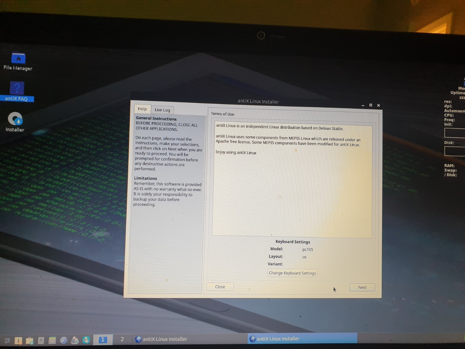 Linux antiX V23.2, 32-bit, Bootable Live and Install USB Flash Drive