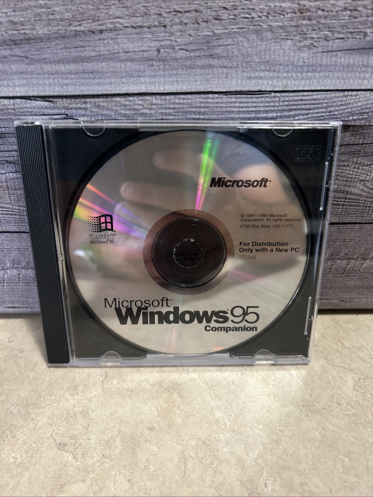Windows 95 Companion Disc CD 1995 VTG Software