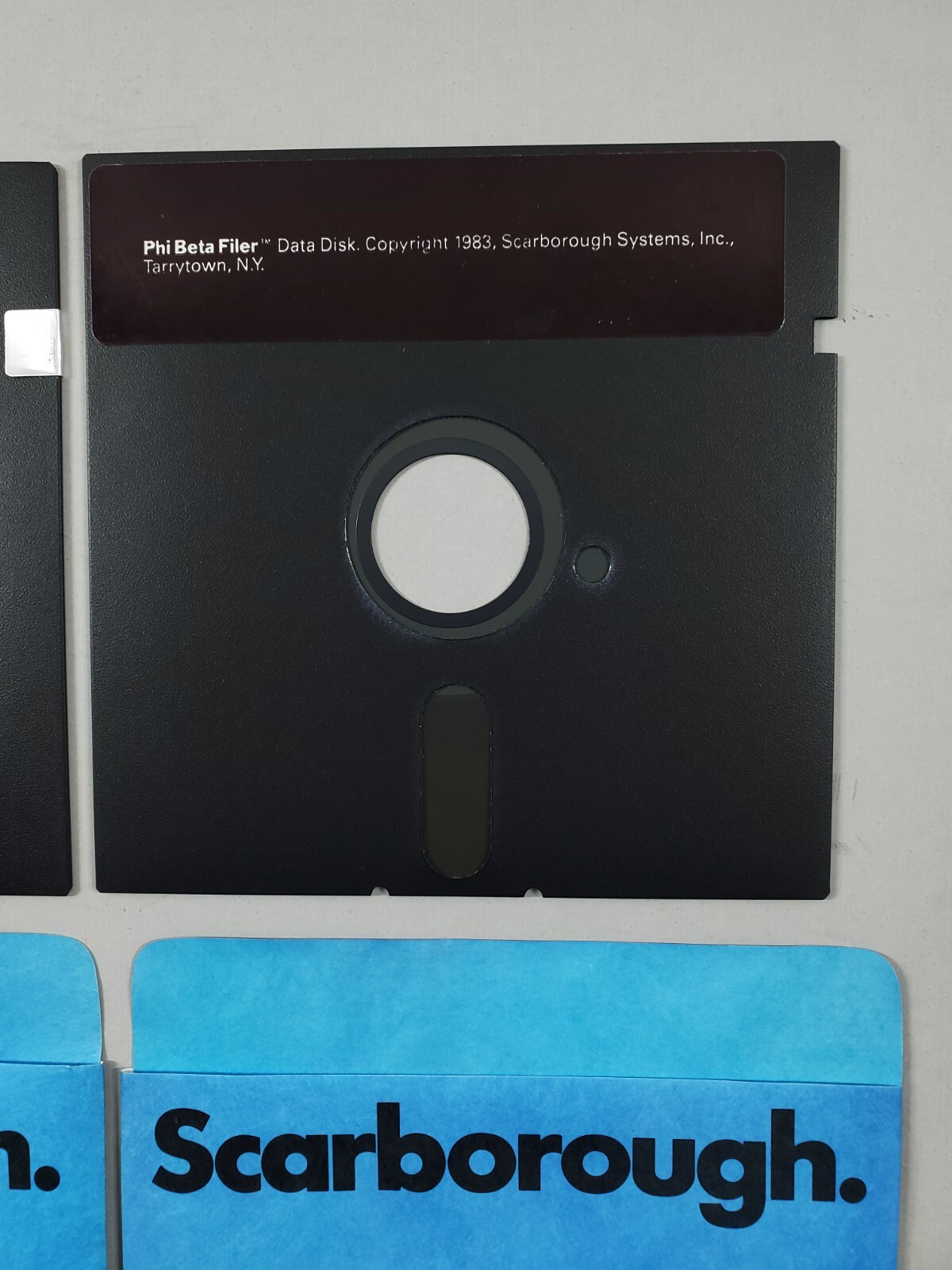 1983 Vintage Phi Beta Filer by Scarborough for Apple II IIe 5.25 Floppy Disc