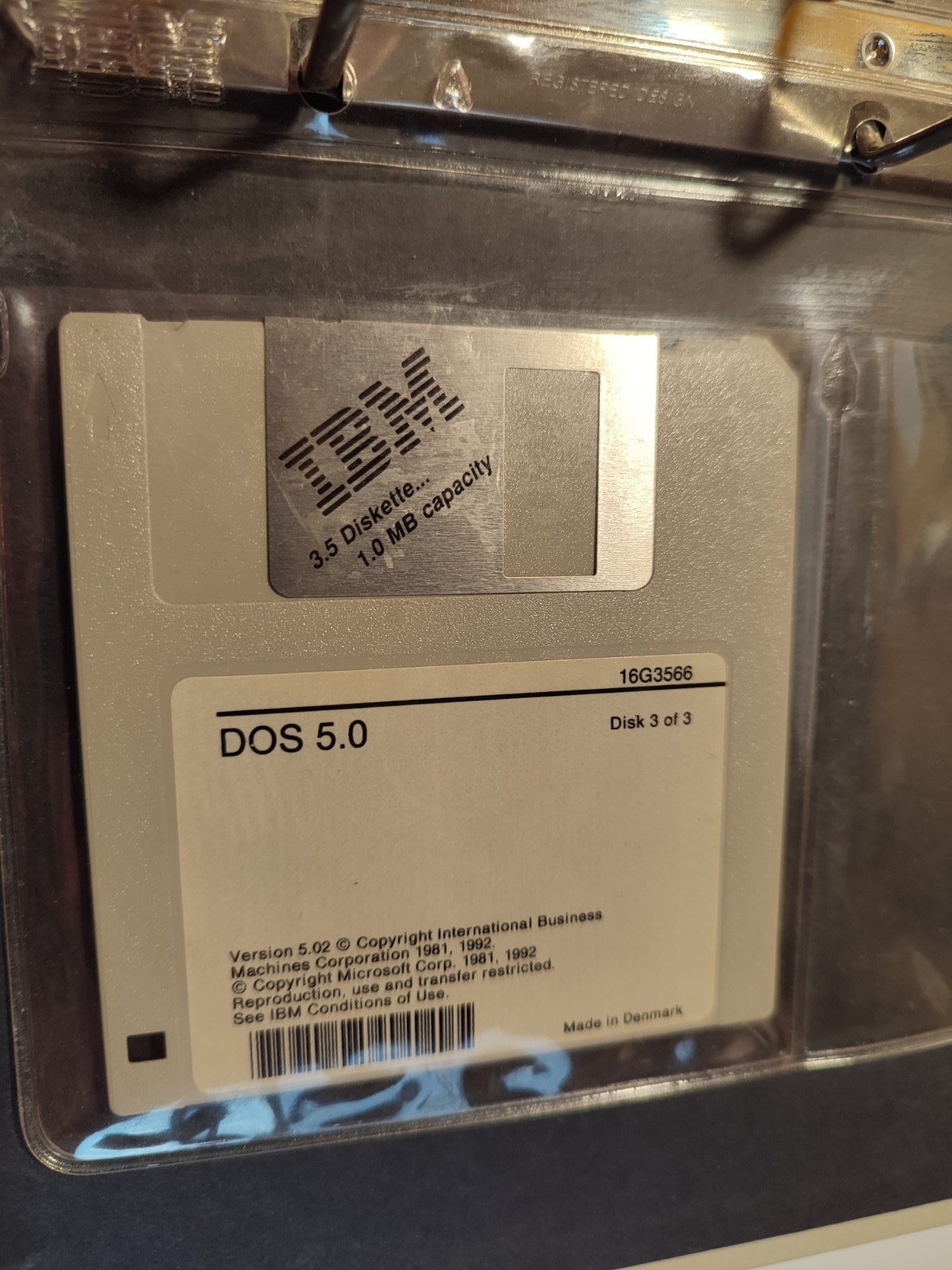 MS DOS 5.0 IBM 3,5″ HD IBM and Compatibles 1992 (15F1368)