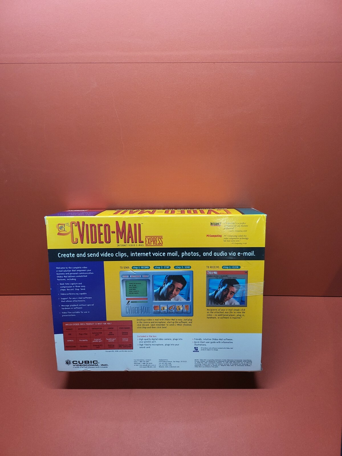 Vintage Cubic Corporation CVideo-Mail Internet Video E-mail ~ New in Box