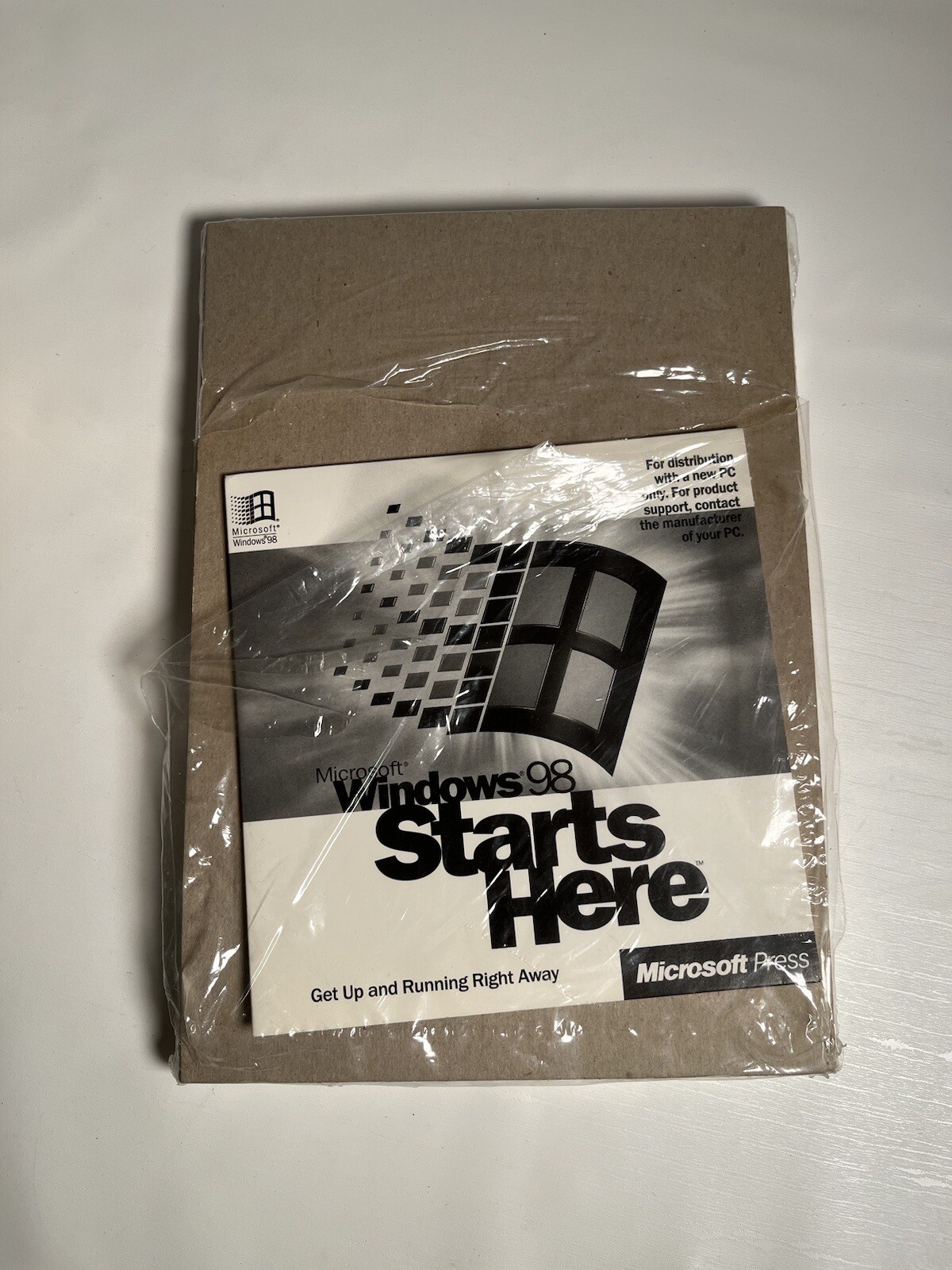 Vntg 98 Windows NEW SEALED Getting Started Book With CD Product Code PC Edition