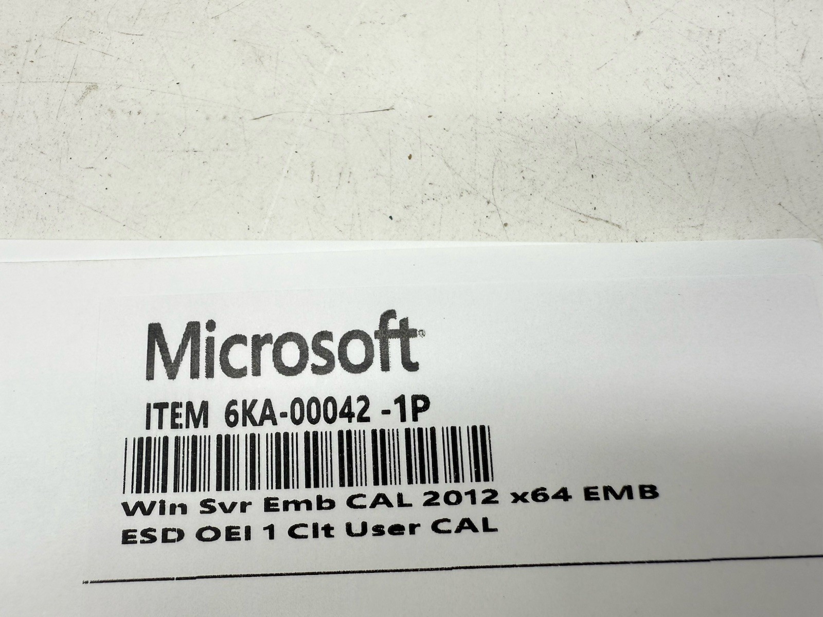 Microsoft Windows Server 2012 Embedded CAL x64 User License Lot of 3 – Genuine
