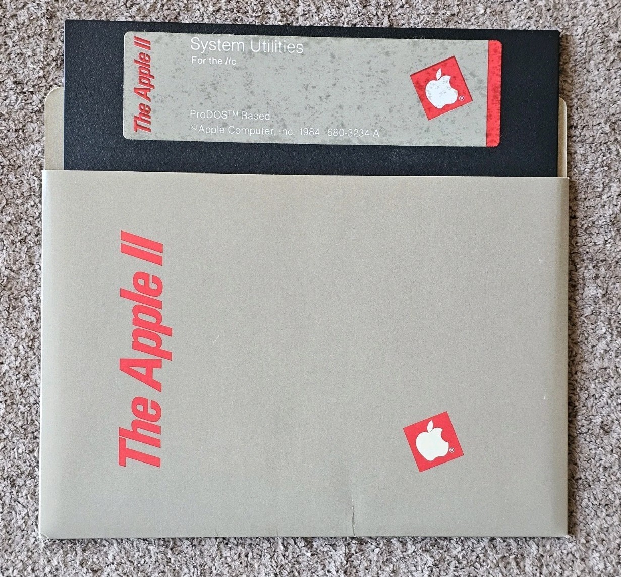 Apple IIc System Utilitites MousePaint &More ~ Set of 6 1984 Floppy 5.25″ Disks