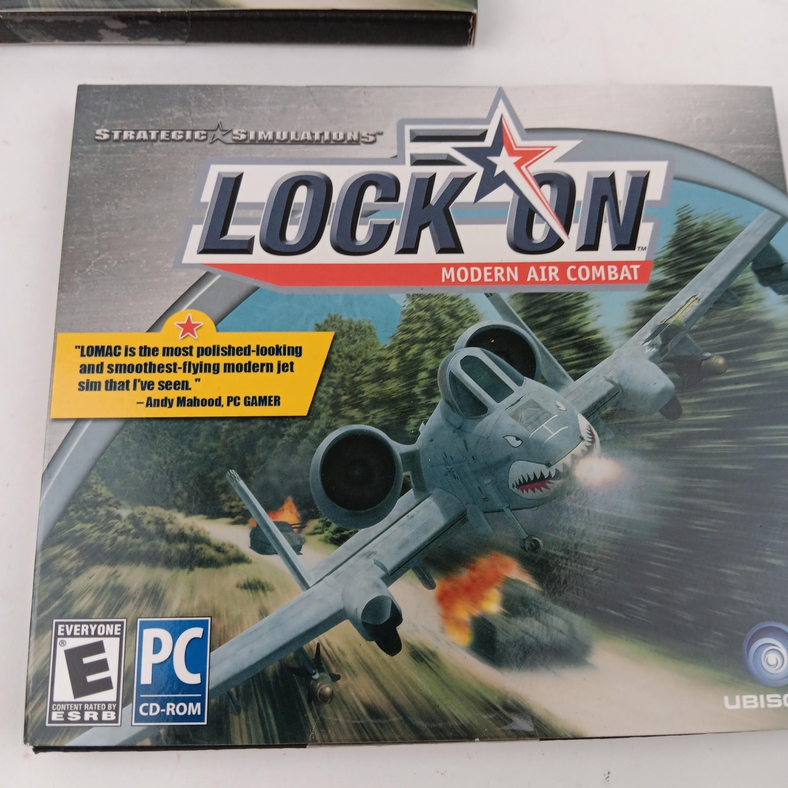 Vintage Lock On Modern Air Combat PC Game Ubisoft CD-ROM Complete Windows XP Jet