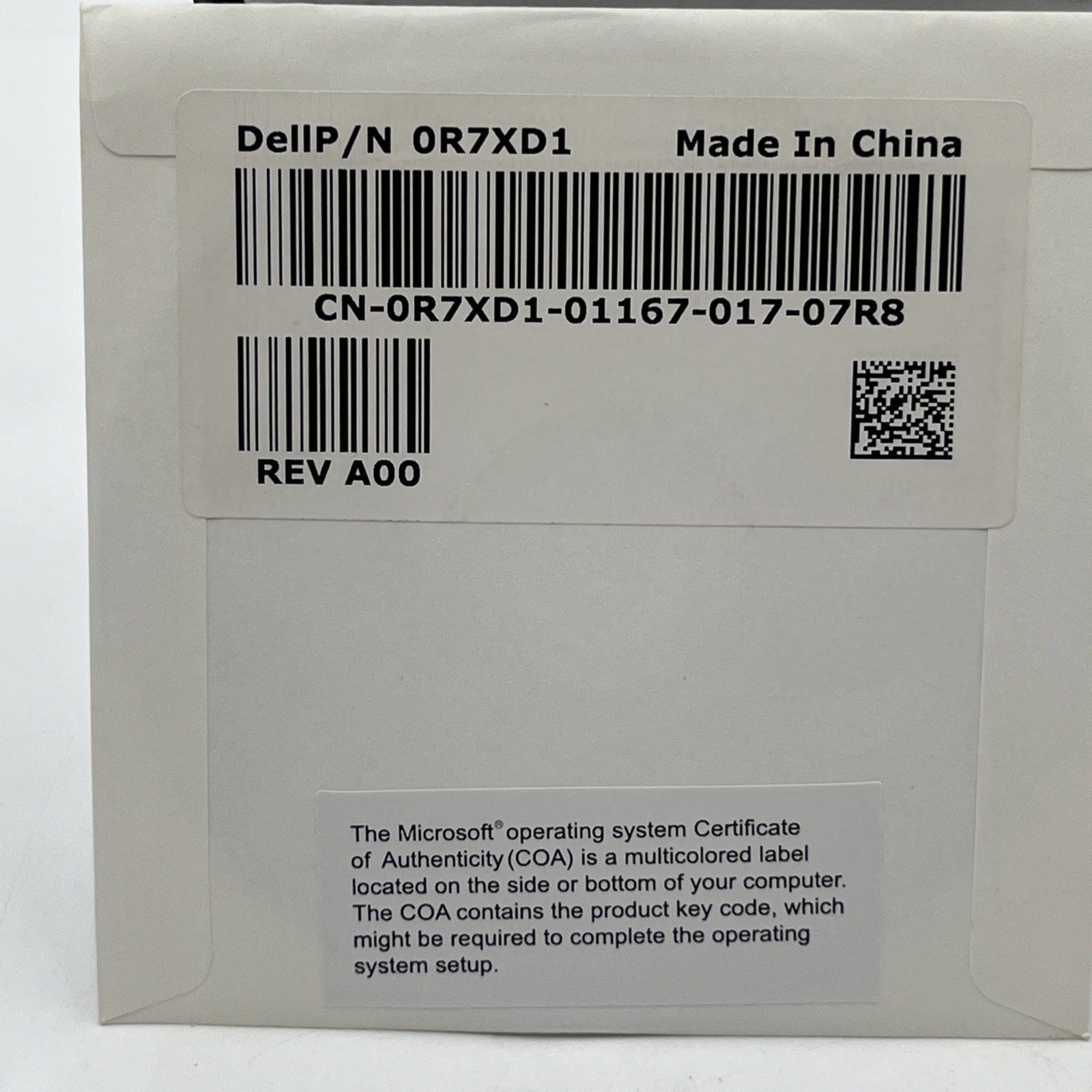 New Dell Operating System Reinstallation DVD Windows 7 Home Premium 64-Bit 00WK4