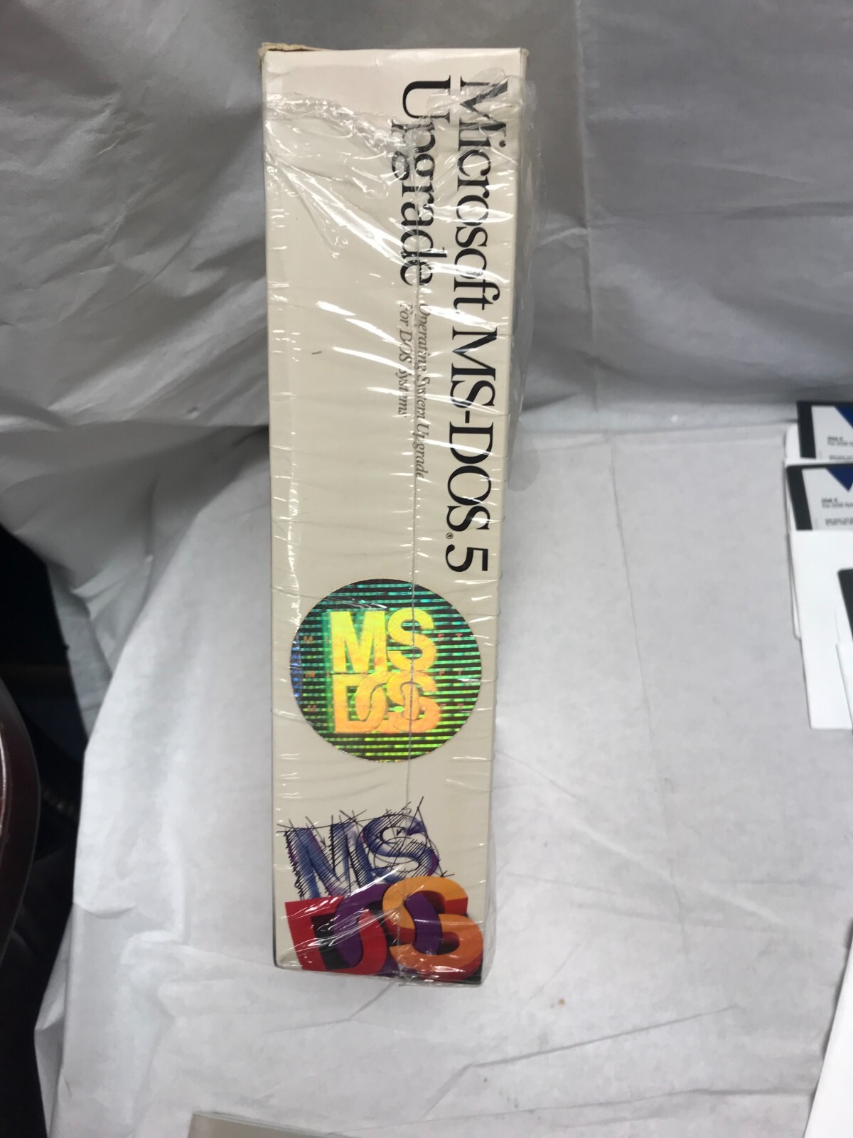 Microsoft MS-DOS 5 Upgrade Manuals & 5.25″ disks – VG; Complete