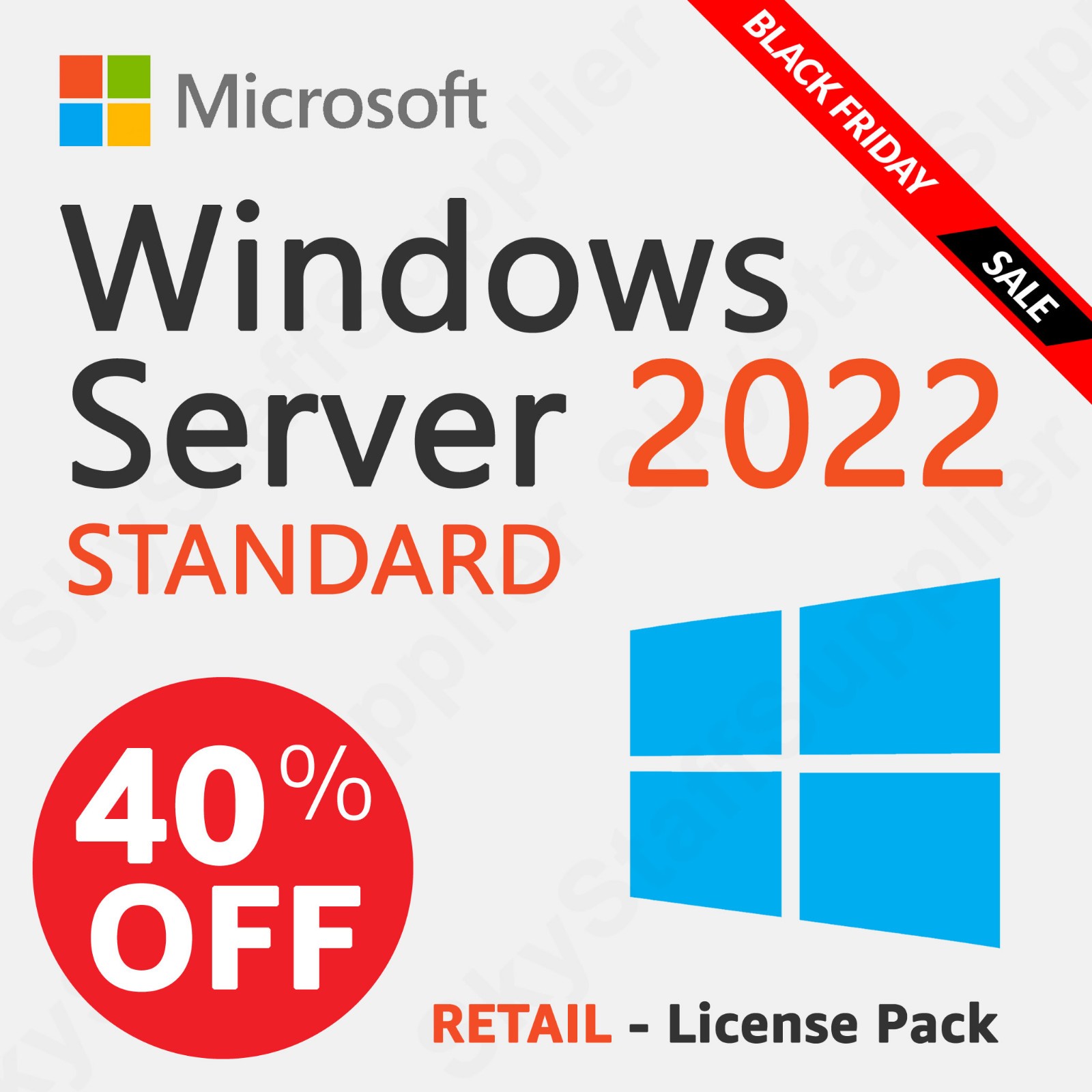 Windows Server 2022 x64 Bit STANDARD 24 CORE License Key + 10 ACCESS CALs