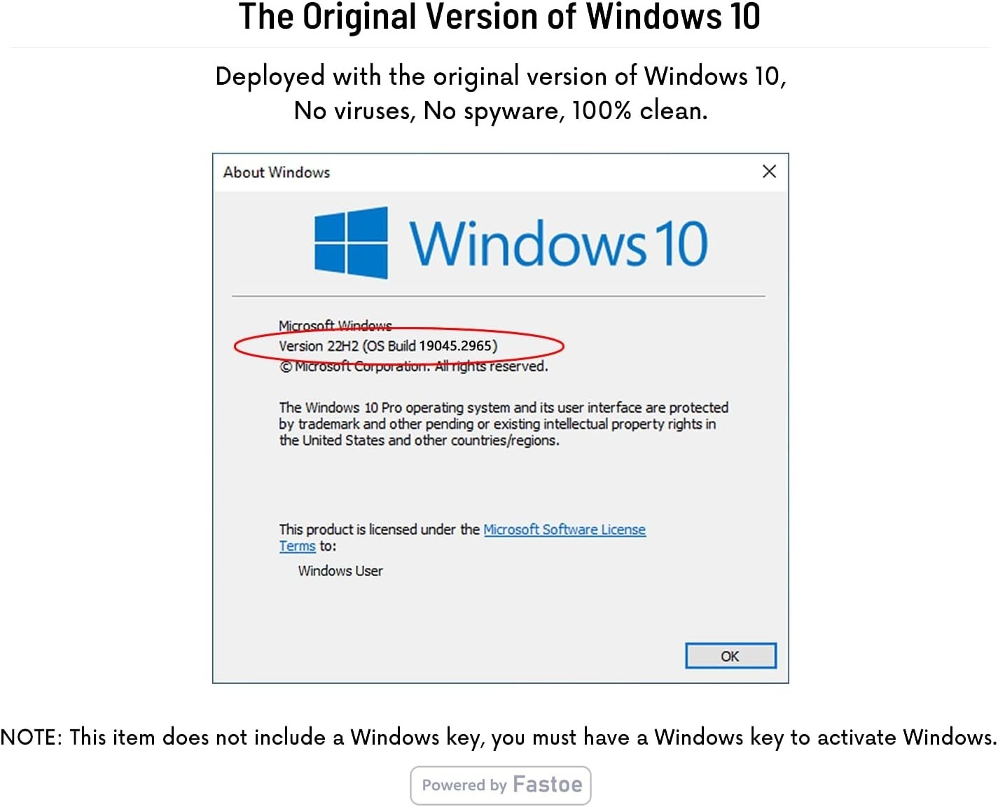 Professional 16GB USB Drive for Windows 10 Installation & Upgrade – Clean & Fast