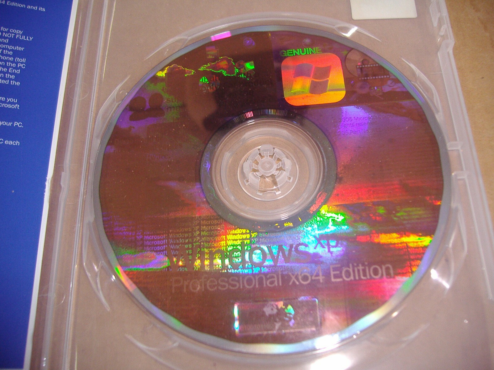 Microsoft Windows XP Professional x64 64 Bit Full English Vers. MS WIN PRO =NEW=
