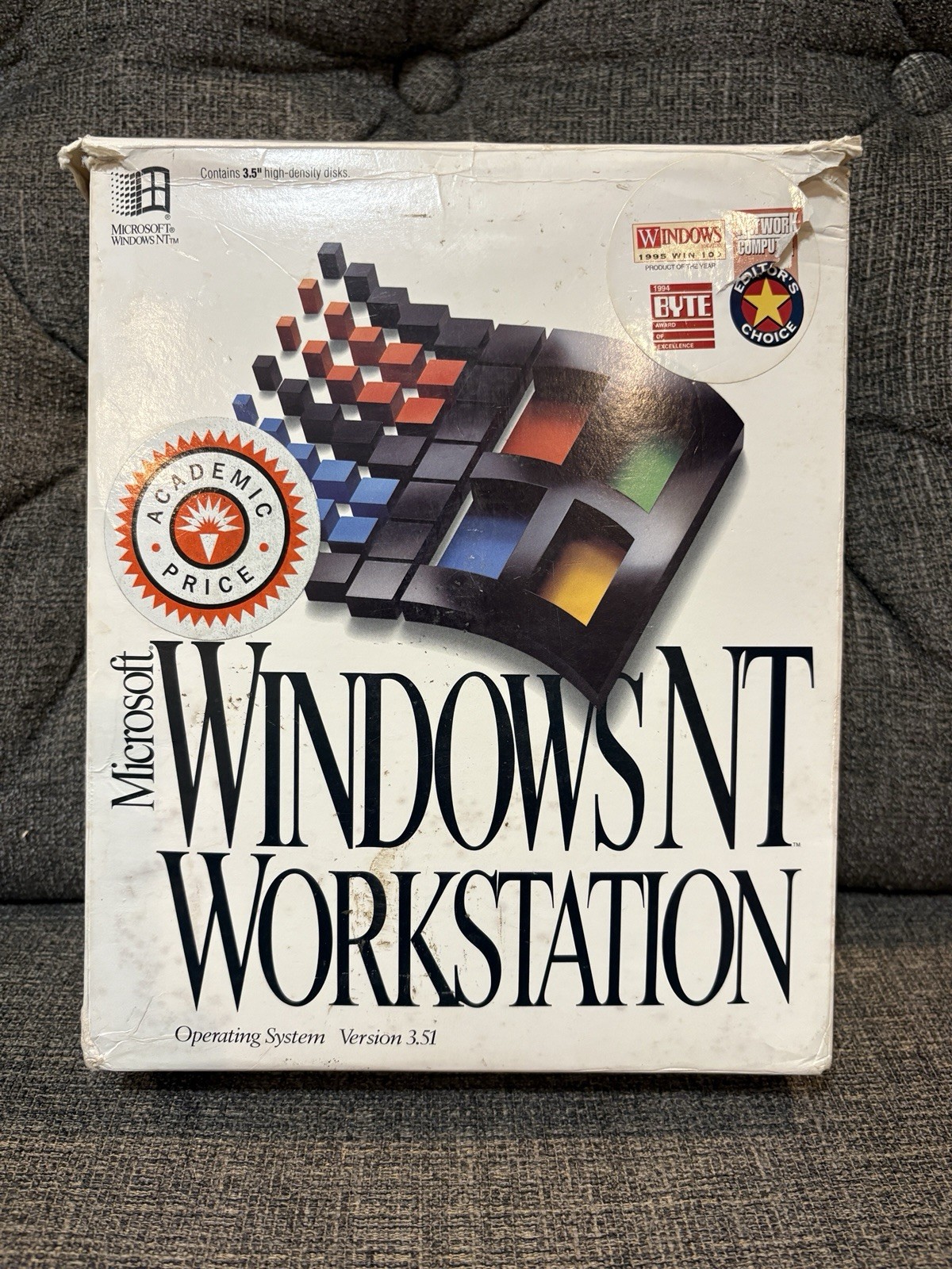 Microsoft Windows NT Workstation 3.51 Big Box Vintage 1996 Floppy Disks