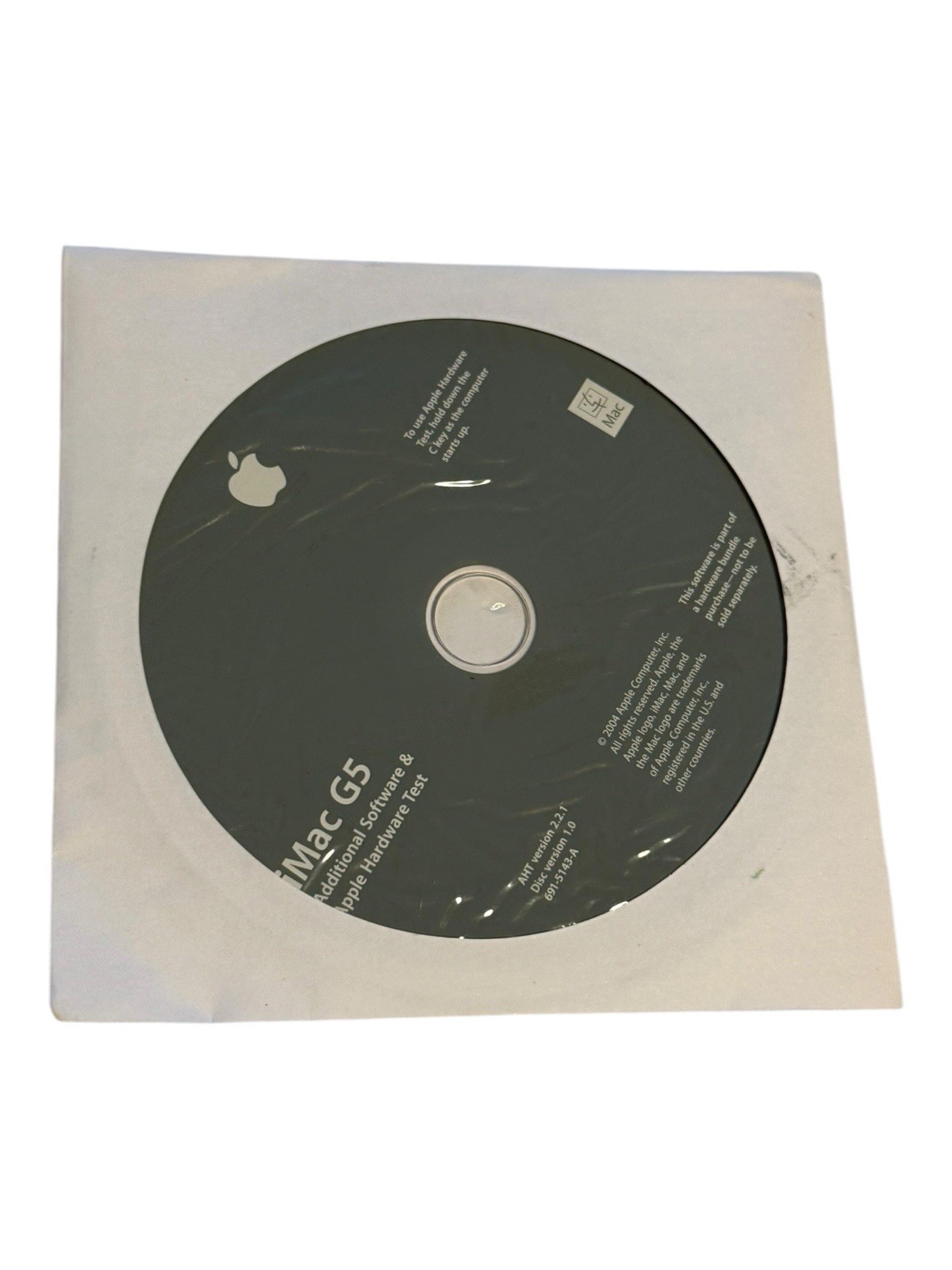 Original Apple iMac G5 Restore/Install CD Set for PowerPC 2004-2005, 3 Disks