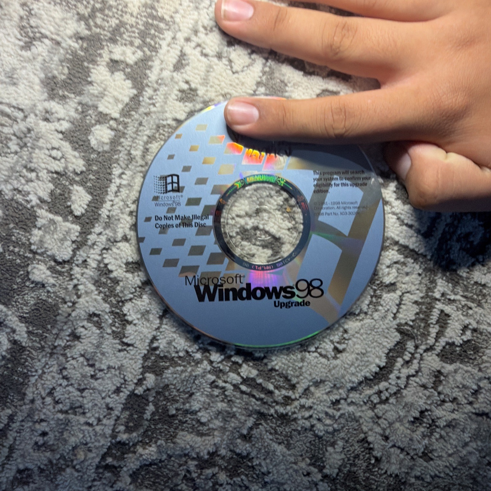 Microsoft Windows 98 Upgrade PC CD-ROM with CD-Key 1998 Original Retail Version