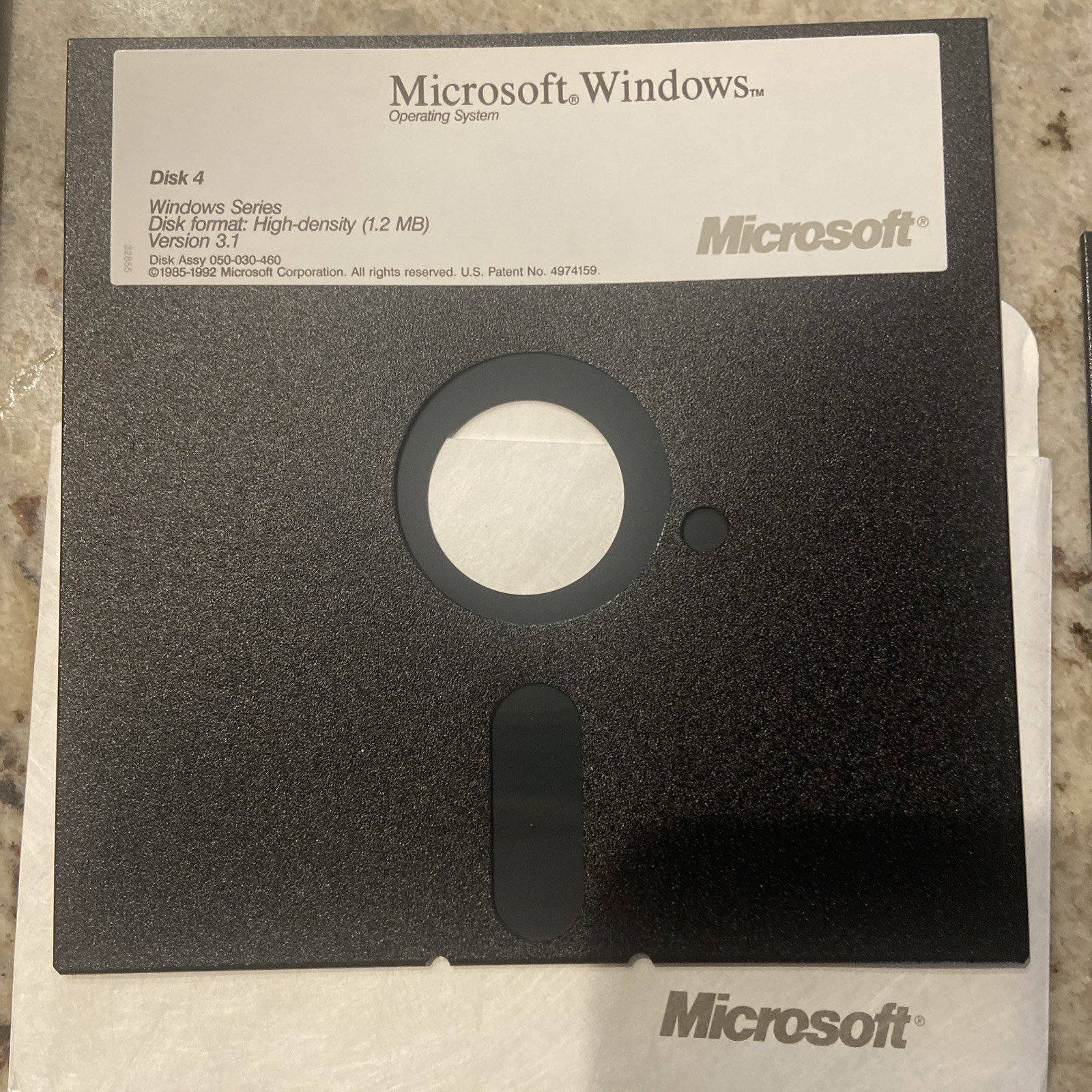 Microsoft Windows Operating System Vintage V 3.1 Floppy Disc Set (1-7) 5.25 Inch