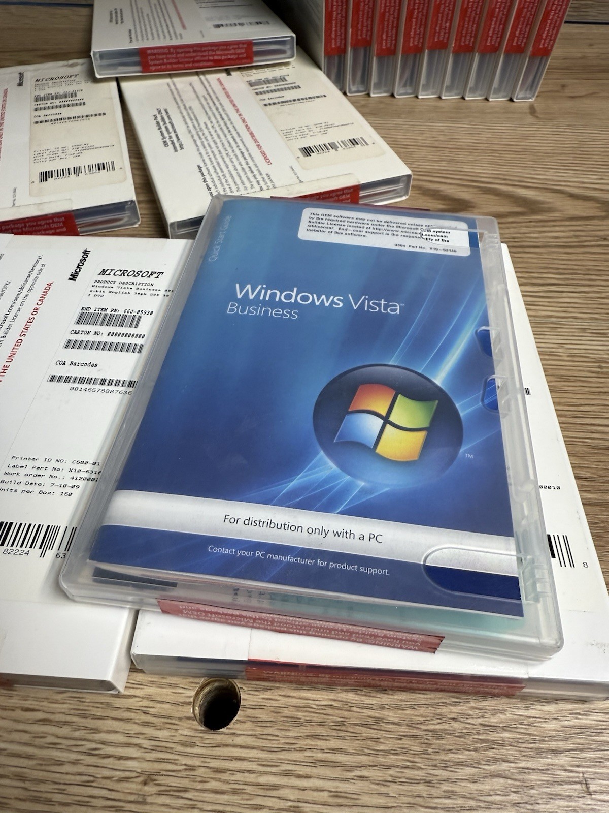 Genuine Microsoft Windows Vista Business Installation Discs (OEM) No License Key