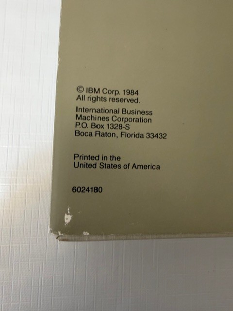 IBM PC DOS 3.0 Disk Operating System Complete Binder Manual Disks 1984 Vintage